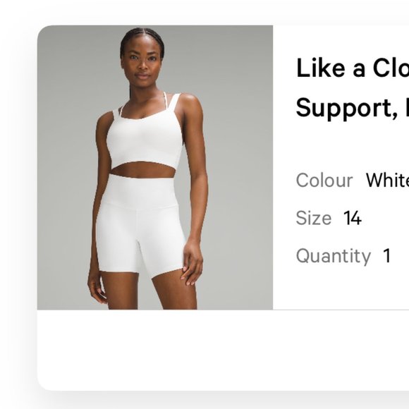 Like a Cloud Longline Bra Light Support, D/DD Cup - Picture 2 of 2